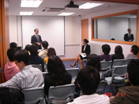Dr Robert Chung speaking at the seminar
